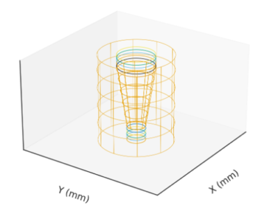 スリーブ(S45C　テーパー加工　立型研削盤)